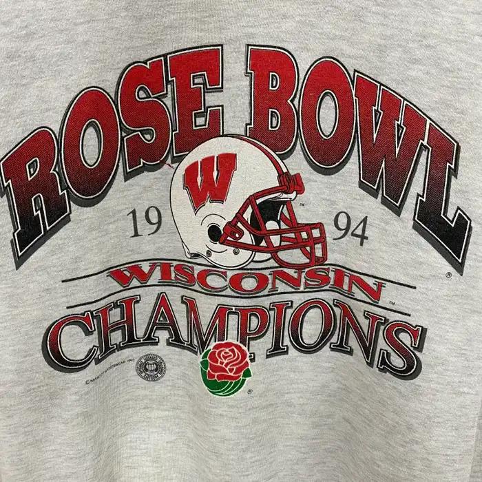 Wisconsin Badgers Sweatshirt - 1994 Rose Bowl Champions' Vintage Style - Image 3