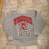 Wisconsin Badgers Vintage Style Crewneck Sweatshirt, Ideal NCAA Gift for Fans