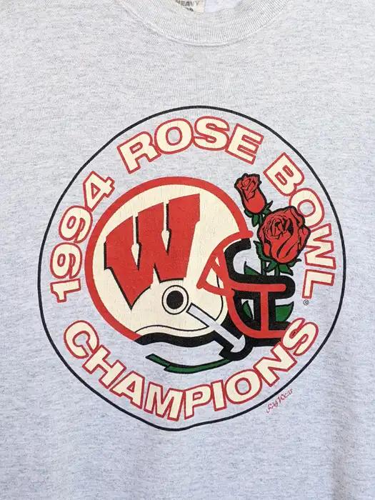 Wisconsin Badgers Vintage Style Sweatshirt - 1994 Rose Bowl Champs - Image 2