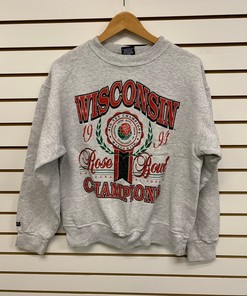 Wisconsin Rose Bowl Sweatshirt from the 1990s, Perfect Gift for NCAA Fans