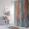 Wispy Boho Shower Curtain or Full Bathroom Set for Unique Home Decor