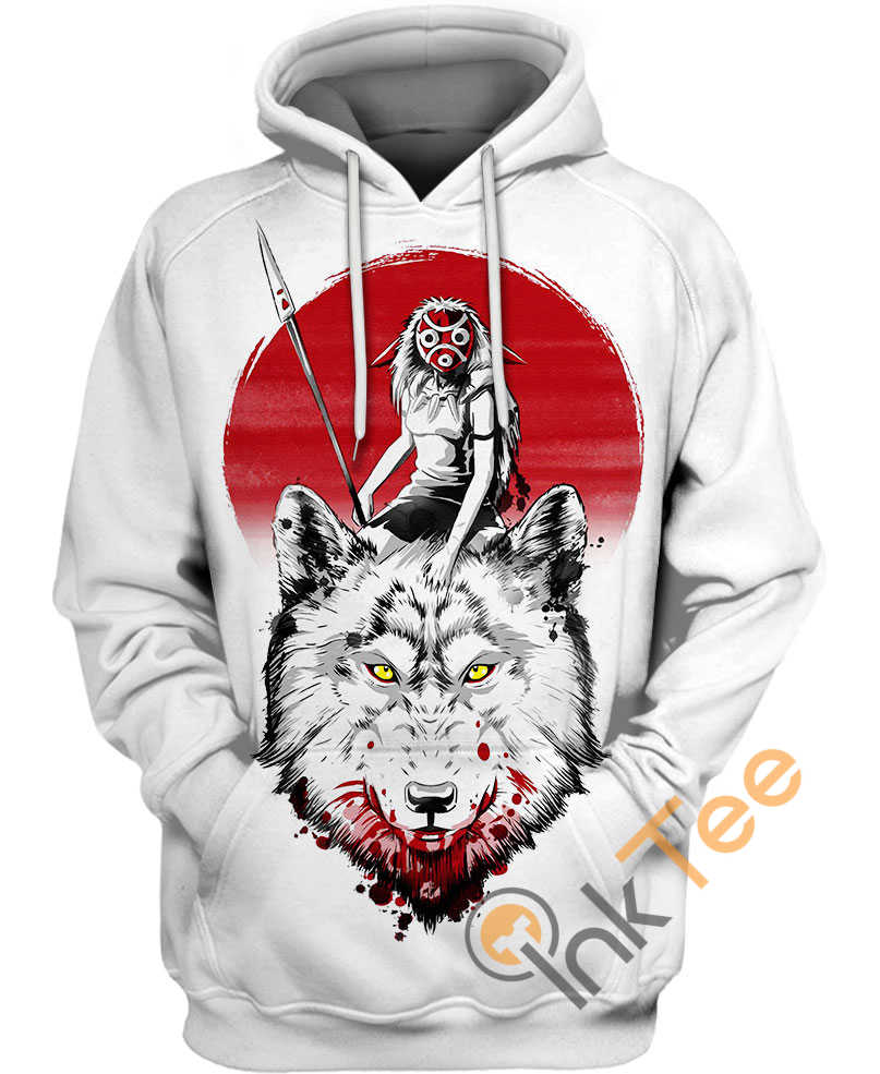 Wolf Princess Animal Art Hoodie 3D Print All Over