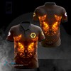 Wolverhampton Wanderers 3D Polo Shirt with personalized design and polo collar