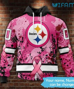 Women Cancer Support Hoodie - Steelers All Over Print Hoodie