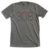 Women'S Premium Nebraska Huskers Shirt, 308 Area Code, Nebraska Shirt Cornhuskers T Shirt Nebraska Cornhusker Tshirt