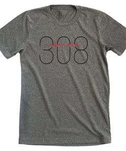 Women'S Premium Nebraska Huskers Shirt, 308 Area Code, Nebraska Shirt Cornhuskers T Shirt Nebraska Cornhusker Tshirt