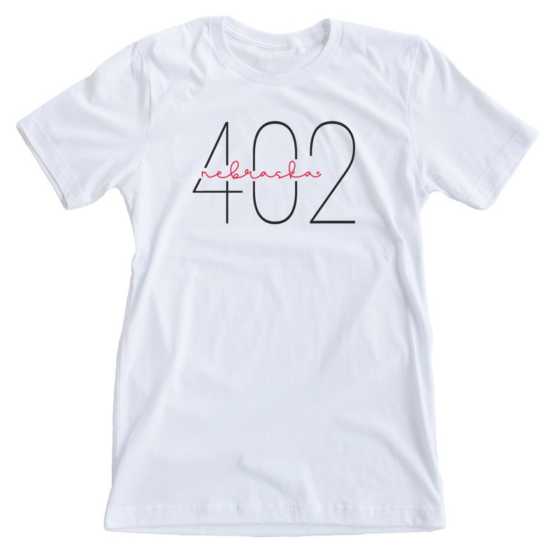 Women'S Premium Nebraska Huskers Shirt, 402 Area Code, Nebraska Shirt Cornhuskers T Shirt Nebraska Cornhusker Tshirt - Image 2