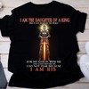 Women's Christian King Daughter Tee - Warrior Knight Style Shirt