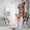 Woodland Animals Disney Shower Curtain for a Cute and Playful Kids Bathroom Decor