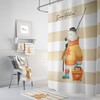 Woodland Bear Shower Curtain Set with Matching Bath Accessories