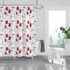 Woodland Mushrooms Shower Curtain with Coordinating Towels and Mat