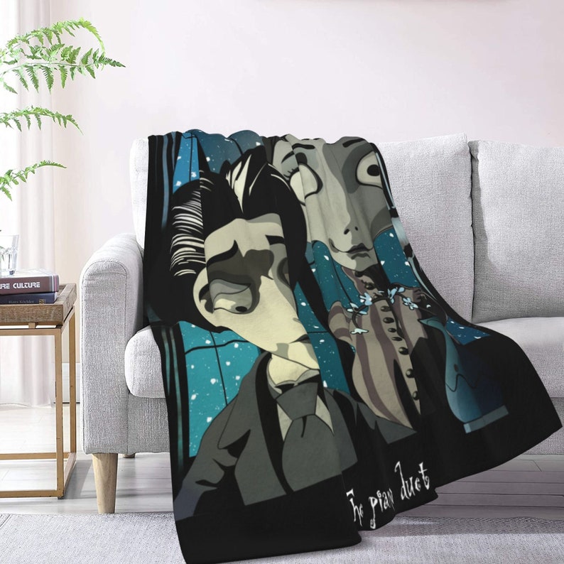 Wrap Yourself in a Unique and Personalized Disney Corpse Bride Tapestry Blanket - Custom Name Available - Image 3
