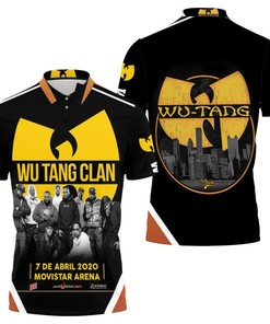 Wu Tang Clan 7 De Abril 2020 Movistar Arena Legend Hip Hop 3D All Over Print Polo Shirt with 3D printing technology