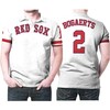 Xander Bogaerts #2 Boston Red Sox MLB Baseball Allover Print Player Jersey 2019 Polo Shirt with Athleisure Design