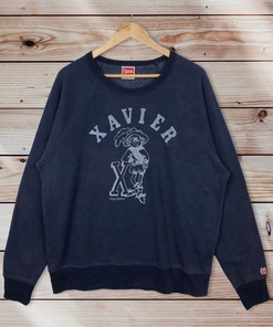 Xavier University Crew Neck Sweatshirt, Souvenir Xavier University Sweater Pullover
