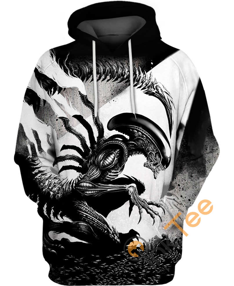Xenomorph Runner Alien Sci-Fi Horror Hoodie 3D Print All Over