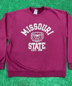 Y2K Missouri State Bears University American Sweatshirt Gifts For Ncaa