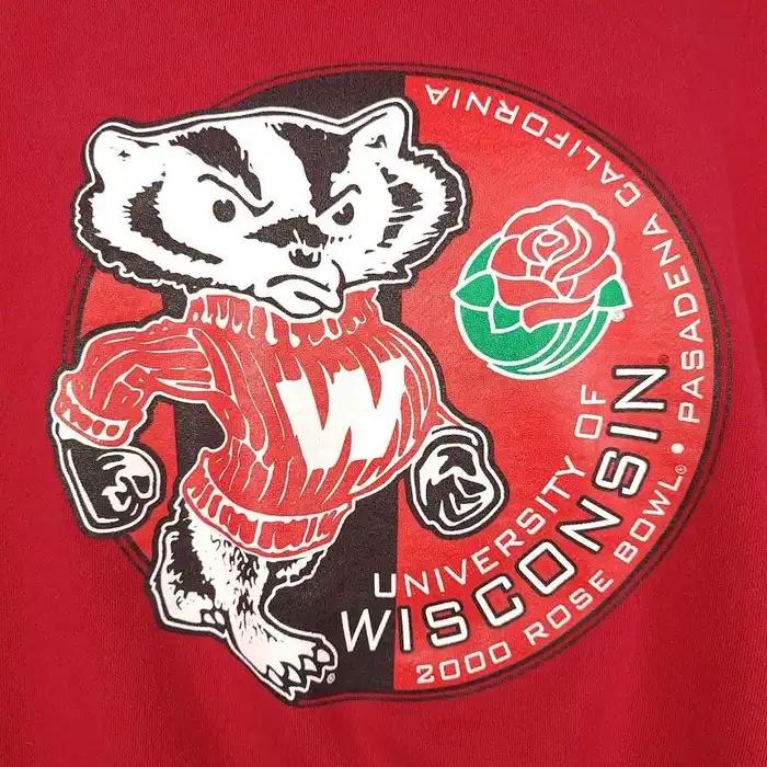 Y2K Rose Bowl Wisconsin Badgers Vintage Style Sweatshirt for NCAA Fans - Image 2