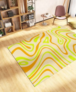 Y2K Rug with Personalized Message for Cute Living Room or Bedroom Decor