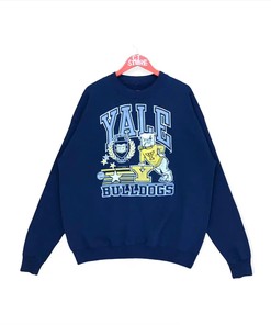 Yale Bulldogs University Big Logo T-Shirt Sweatshirt Hoodie American Football Gifts Lover
