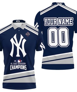 Yankees Fans, It's Time to Celebrate with This Al East Division Champions 3D Personalized Polo Shirt
