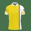 Yellow 3D Printed Ford Mustang Pvt-Va Polo Shirt for Men with Athleisure Design