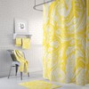 Yellow Marble Shower Curtain, Add a Playful Touch to Your Bathroom Decor