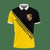 Yellow Po An-Hl Polo Shirt with Breathable Fabric: 3D Printed