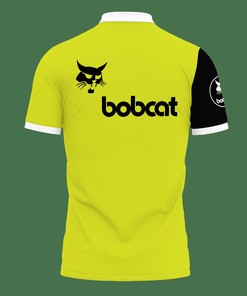 Yellow with a Twist: 3D Printed Bobcat Nct-Lt Polo Shirt Ver 2 with Athleisure Polo Collar