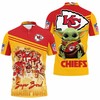 Yoda Kansas City Chiefs Afc West Division Champions Super Bowl 2021 3D All Over Print Polo Shirt