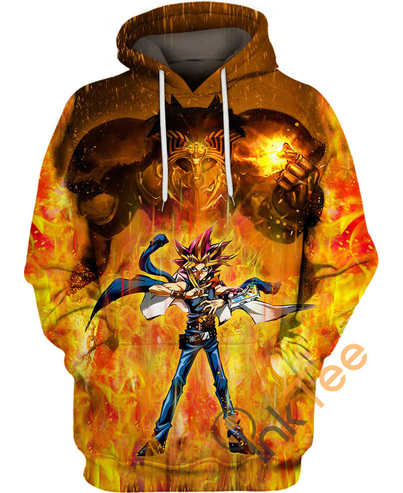 Yu-Gi-Oh Exodia and Yami Yugi in All Over Print 3D Hoodie