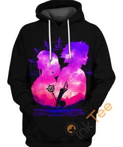 Yuna and Tidus All Over Print 3D Hoodie