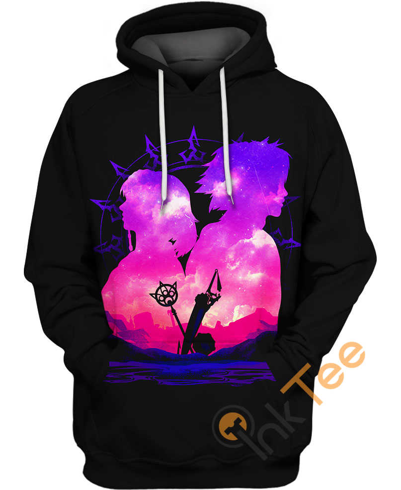 Yuna and Tidus All Over Print 3D Hoodie
