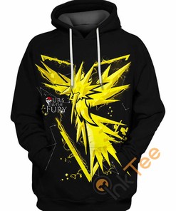 Zapdos Design 3D Hoodie