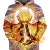 Zenitsu Agatsuma Coward Demon Slayer Custom All Over Print Hoodie 3D