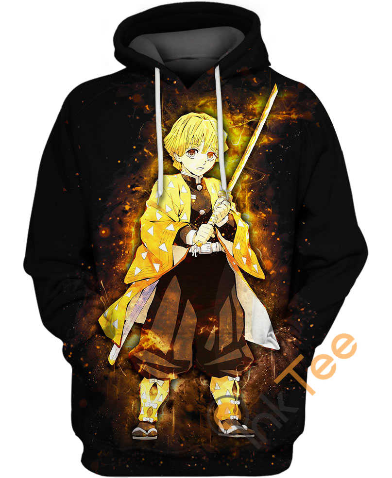 Zenitsu Agatsuma Custom All Over Print Hoodie 3D
