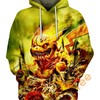 Zombie Pikachu Hoodie 3D with Custom Print for Fans