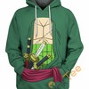 Zoro's Scar in 3D Hoodie Design