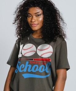 100 Days Of School Baseball Tees are perfect for Teacher Appreciation Day with fun and playful design