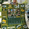 100 Years Of Green Bay Packers NFL Anniversary Inspired Quilt Bedding Set