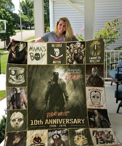 10th Anniversary Friday The 13th Collection Quilt Bedding Set for Horror Fans