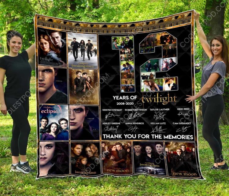12 Years Of Twilight Quilt Bedding Set for Fans