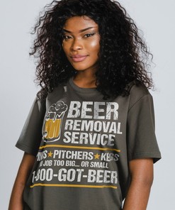 1-800-GOT-Beer Shirt - Beer Removal Service Unisex Tee, Funny Beer Shirt for Men and Women, Gift Shirt for Movie Fans