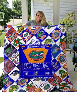 1853 Florida Gators Ncaa Quilt Bedding Set
