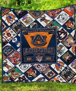 1856 NCAA Auburn Tigers Great Quilt Blanket for Fans