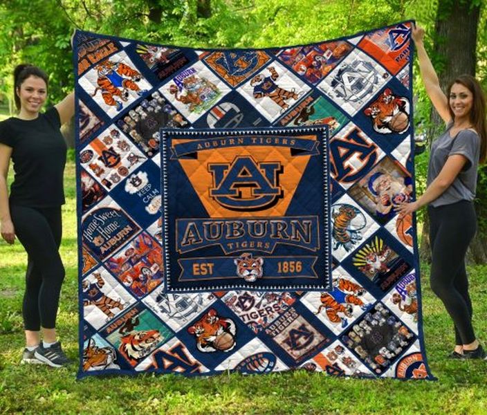 1856 NCAA Auburn Tigers Great Quilt Blanket for Fans