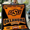 1890 NCAA Oklahoma State Cowboys Combined Quilt Bedding Set