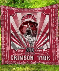 1892 NCAA Alabama Crimson Tide Collected Quilt Bedding Set