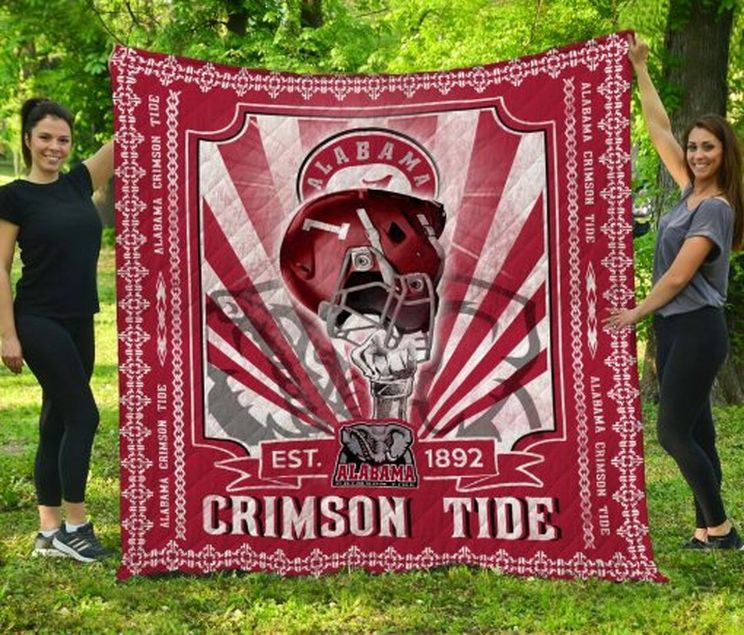 1892 NCAA Alabama Crimson Tide Collected Quilt Bedding Set