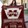 1895 Ncaa Mississippi State Bulldogs Collection Quilt Blanket - for Fans Everywhere
